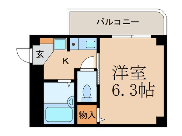 山路ハイツⅢの物件間取画像